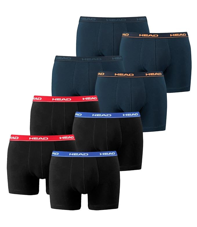HEAD Men Boxershort 841001001 Basic Boxer 8er Pack