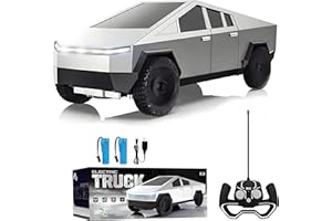 TIMSTSTE Remote Control Car High Speed Off - Road Climbing Anti - Collision All-Terrain RC Cyber Car 1/24 Model 2.4GHz Remote 4WD Drift Truck with Light Effect Dual Batteries Long Endurance Age for 3-10