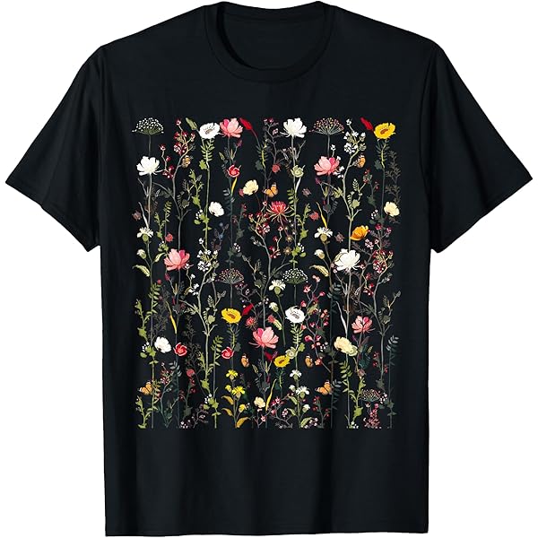 CURRENTAGE MURAI DESIGN SHIRT（BOTANICAL） Amazon.com: Vintage Inspired Flower Botanical Chart