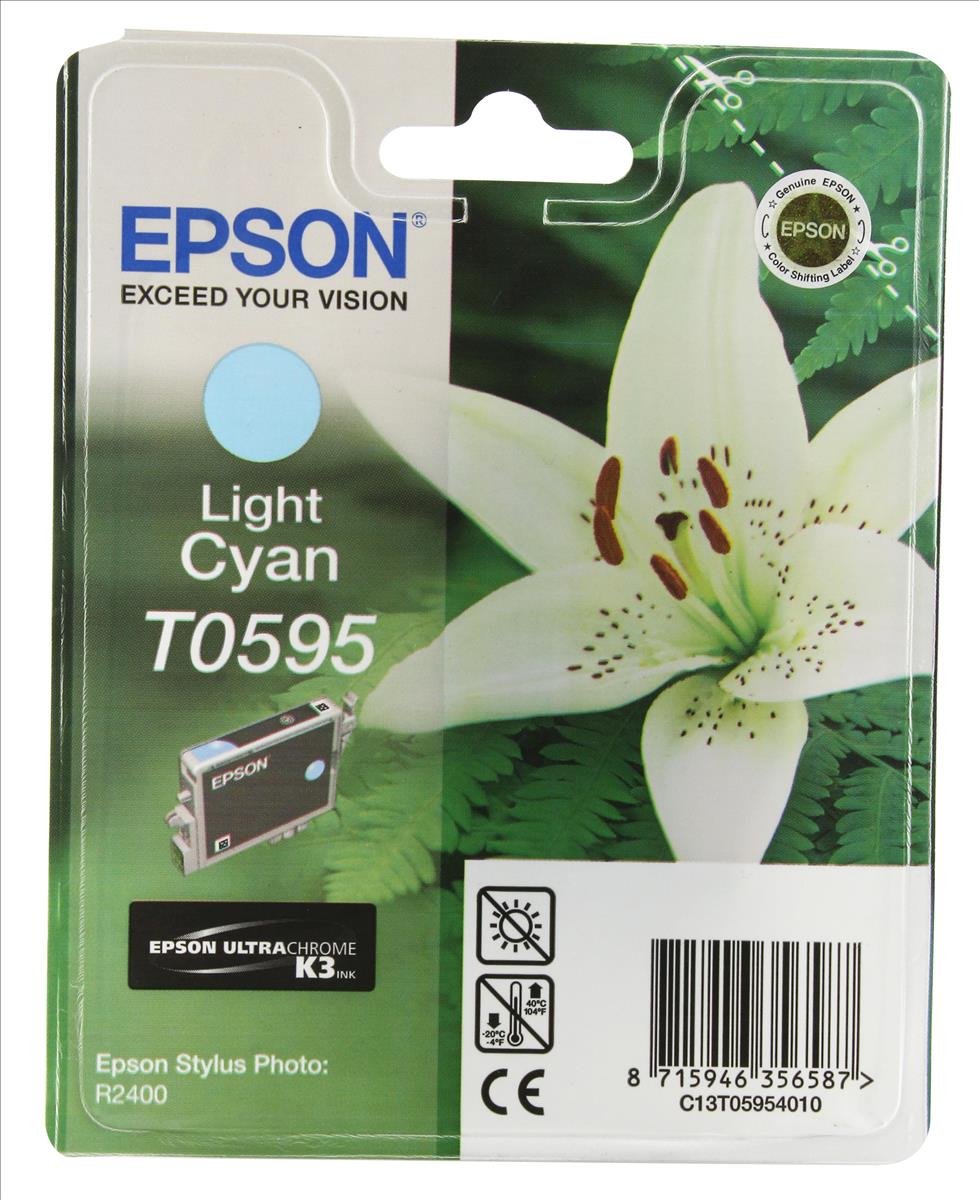 Epson Inkjet Cartridge Light Cyan Ref T059540, Genuine