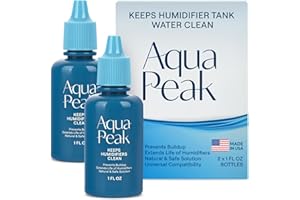 BERKLAND [2-Pack] Humidifier Drops for a Clean Tank - 400+ Uses - Food Grade Humidifier Cleaner - Slows Residue Accumulation and Scaling - Made in USA - Humidifier Water Treatment Cleaning Solution