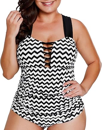 plus size athletic swimwear