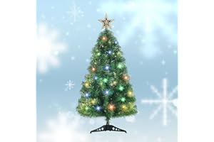 DREAM LOOM 3ft Artificial Christmas Tree, Tabletop Xmas Tree for Holiday Decor 140 Branch Tips, Green