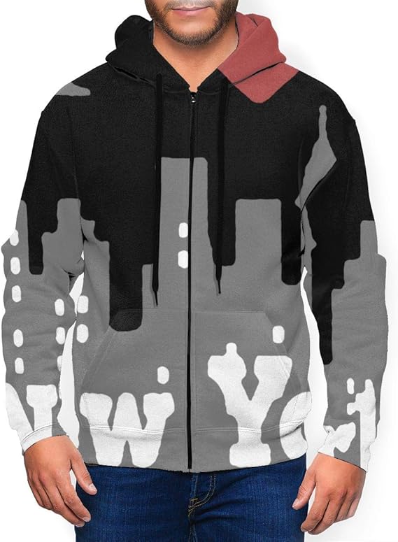 Amazon Co Jp I Love New York Ny メンズ パーカー スウェット ファッション スポーツ ティーシャツド ジップパーカー 厚手 ジップパーカー Tシャツ 服 ファッション小物