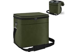 Mini 1LB Propane Tank Storage Bags with Padding, Adjustable Shoulder Strap, Camping Fuel ​Cylinder Carry Bag for 2-Pack ​Prop