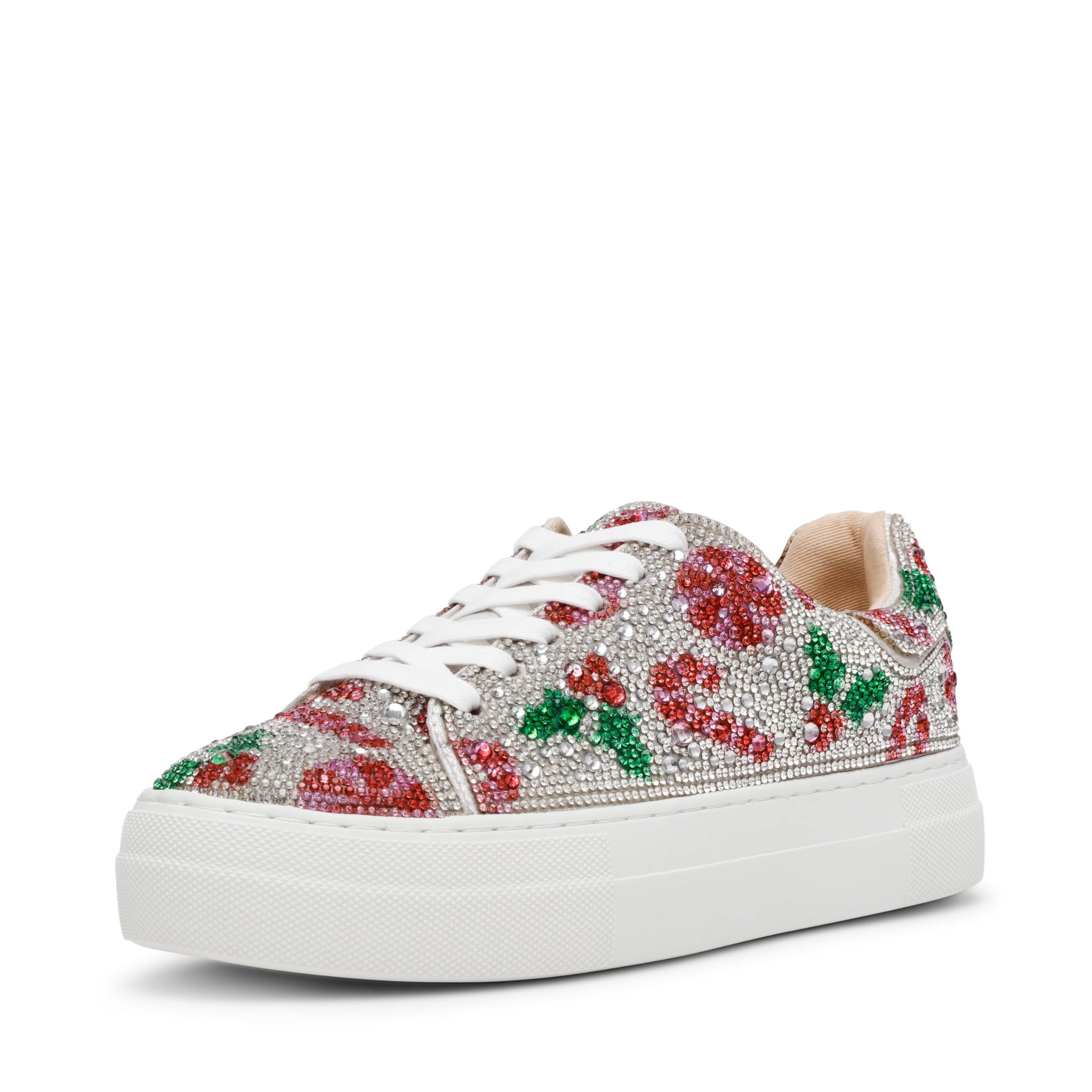 Betsey Johnson Women’s Sidny Sneaker, Holly, 7.5 M