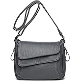 SYYHOME Crossbody Purses for Women PU Leather Hobo Shoulder Bags Travel Purses and Handbags Medium Pocketbooks