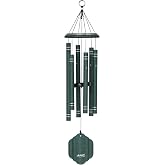 Arabesque by Wind River - 32 inch Emerald Wind Chime for Patio, Backyard, Garden, and Outdoor d&eacute;cor (Aluminum Chime) Made in the USA