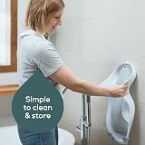 Angelcare Soft Touch Mini Bath Support Grey Newborn Bath Seat Non-Slip view 8