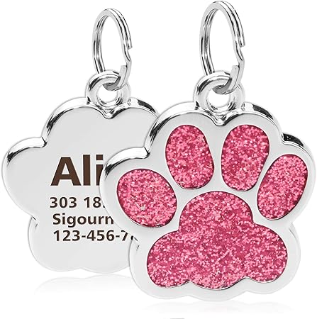 custom bling dog tags