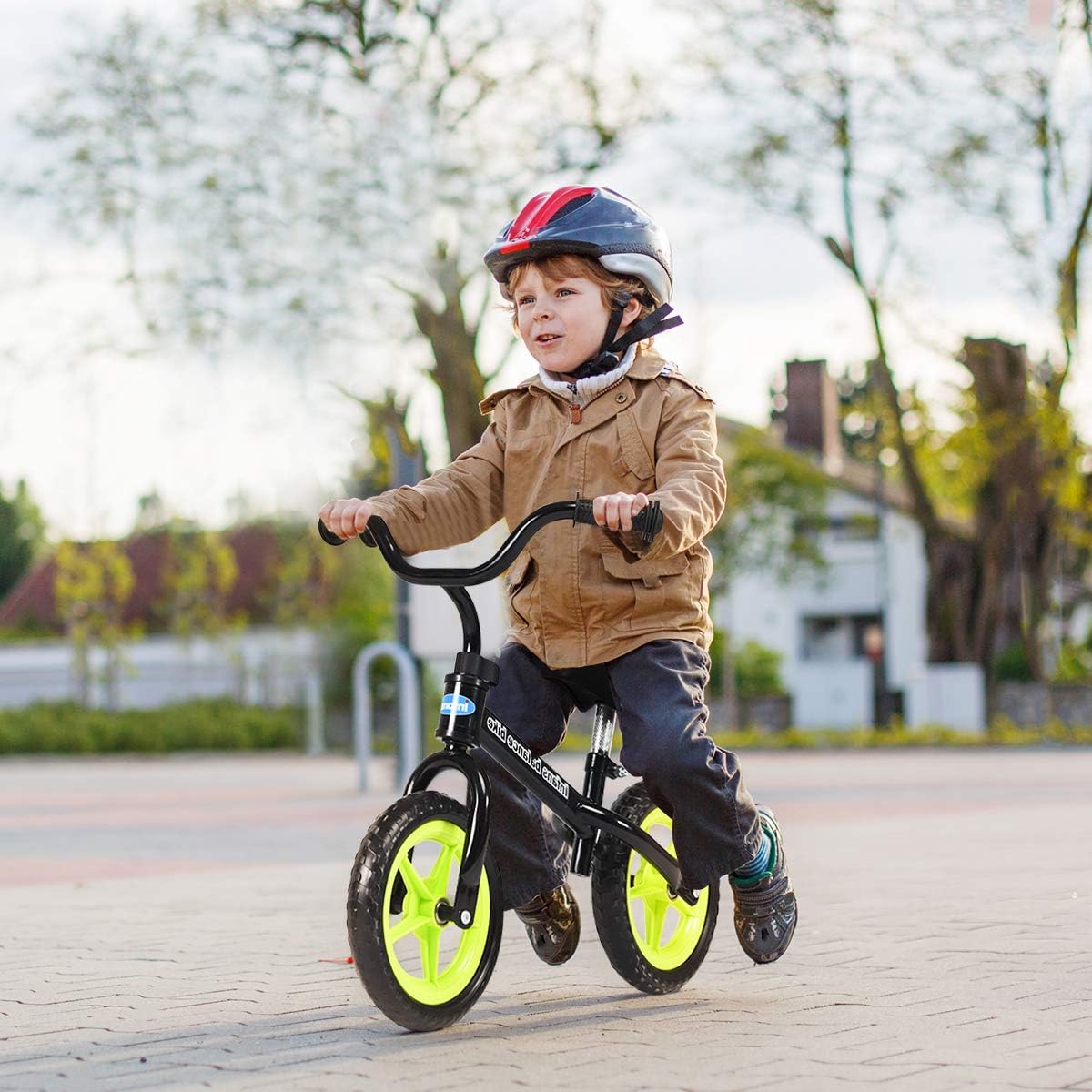 INFANS Kids Balance Bike, Toddler Running Bicycle, Seat Height Adjustable, Non-Slip Handle (Black): Sports & Outdoors