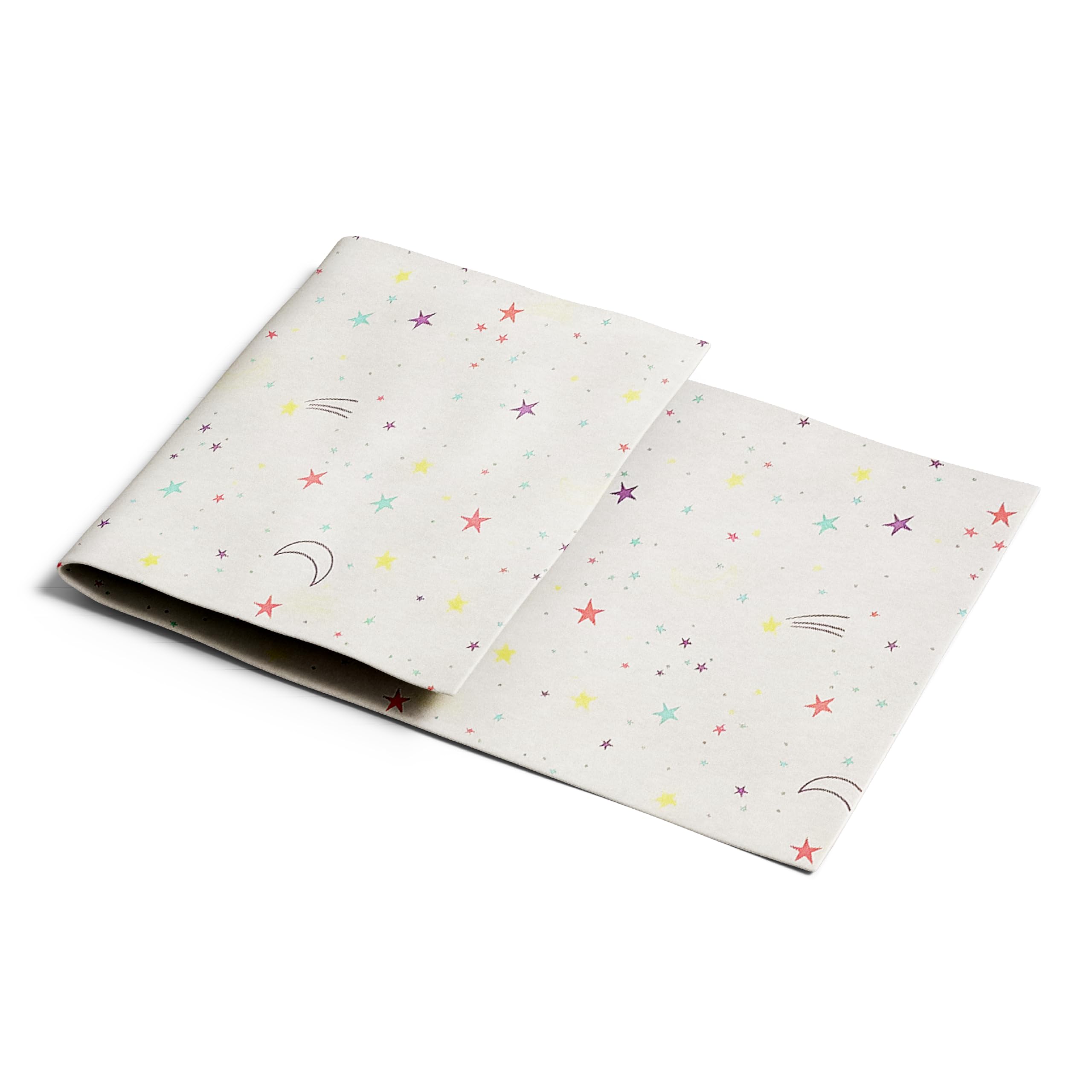 Totely Stars & Moons Table Cover Pack of 10-180cm Recyclable Paper Tablecloths for Parties, Events and Birthdays