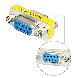 abcGoodefg 9 Pin RS-232 DB9 Female to Female Serial