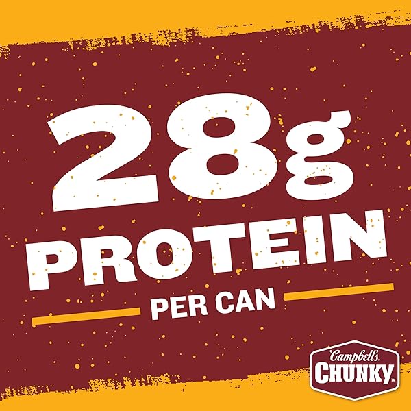 CAMPBELL’S CHUNKY HOT AND SPICY CHILI WITH BEANS, 16.5 OZ CAN