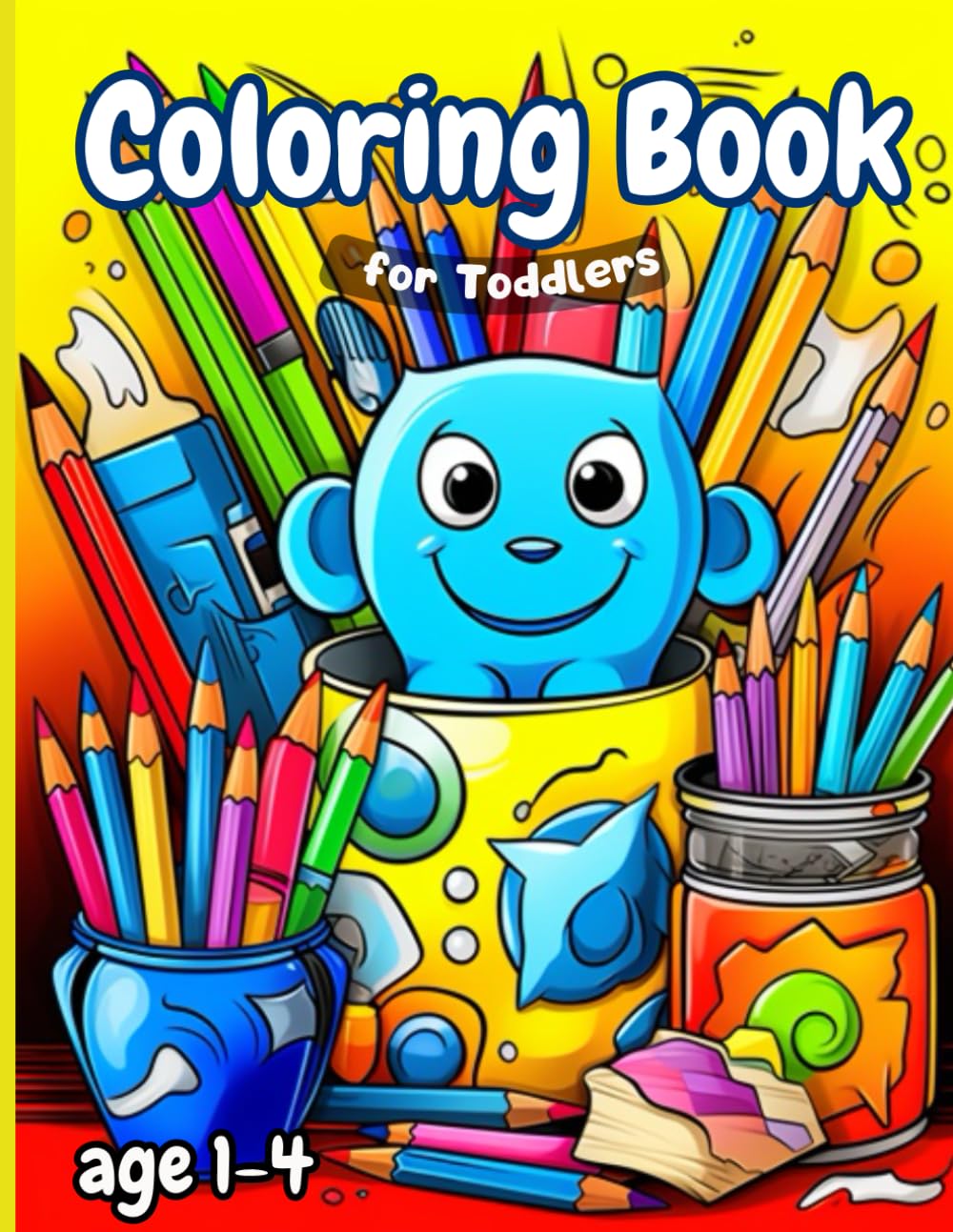 Mua Coloring Book for Toddlers - 100 Easy And Fun Coloring Pages For ...