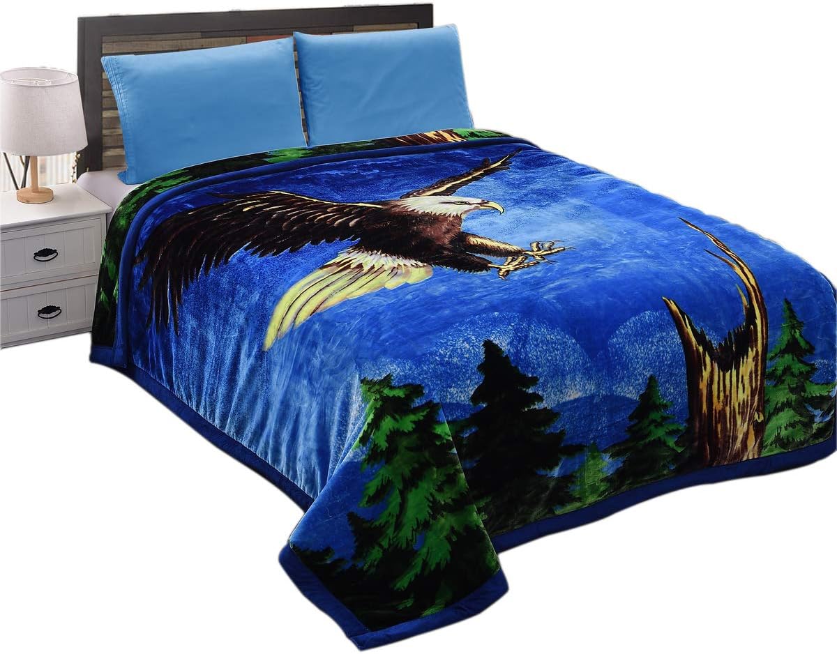 JML Heavy Warm Blanket, Plush Blanket King Size 85" x 93