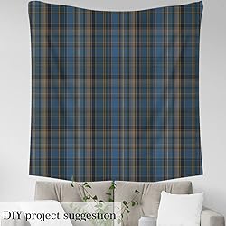 Plaid Fabric by The Yard, Retro Grid