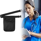 QWORK Nurse Waist Bag Pouch Organizer Medical Supplies Scissors Bandage Black view 8