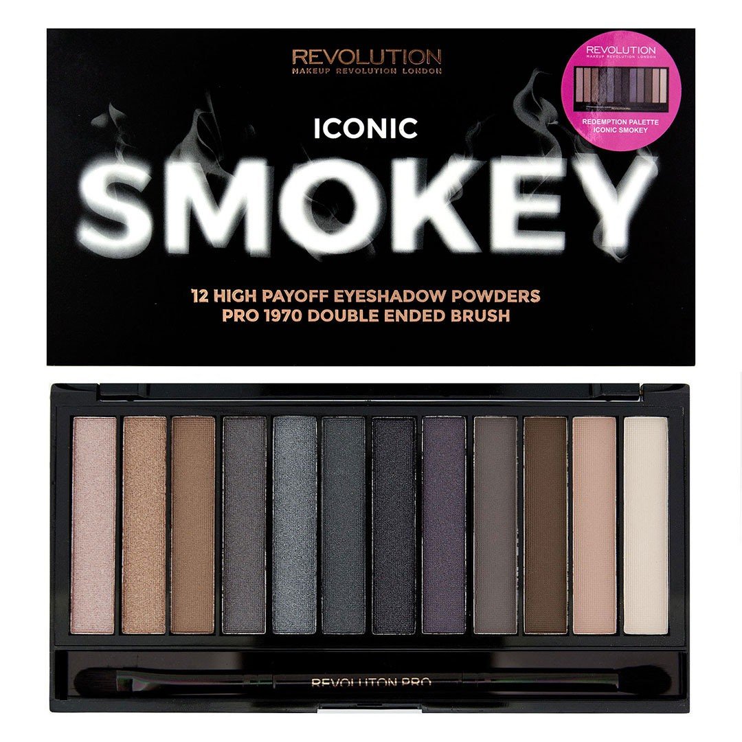 Buy Makeup Revolution London Palette (Eyeshadow), Iconic Smokey, 13g