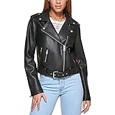 Levi
s womens The Belted Faux Leather Moto Jacket (Regular 
Plus Size)