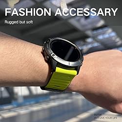 OUTVI 26mm watch band for garmin fenix 5x 6x 7x 3