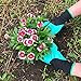 Awefrank Garden Gloves with Fingertips Claws Quick– Great for Digging Weeding Seeding poking -Safe for Rose Pruning –Best Gardening Tool -Best Gift for Gardeners (Double Claw)
