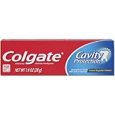 Central Sales Company Colgate Cavity Protection Fluoride Toothpaste, Great Regular Flavor, Travel Size Tsa Approved, White, 1 Ounce