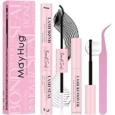 Mayhug 4-in-1 Lash Cluster Glue Kit with Remover and Tweezers, Waterproof | 72h Long Lasting Hold, Sweat Resistant Wear, Beginner Friendly, DIY Cluster Lash Application, All Day Comfortble Wear
