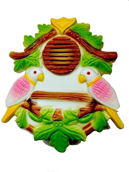 WiTE The Right Choice Plastic Birds Wired Door Bell, Multi-coloured