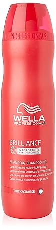 Wella Professionals Brilliance unisex, Shampoo für kräftiges, coloriertes Haar, 250 ml, 1er Pack, (1x 1 Stück)