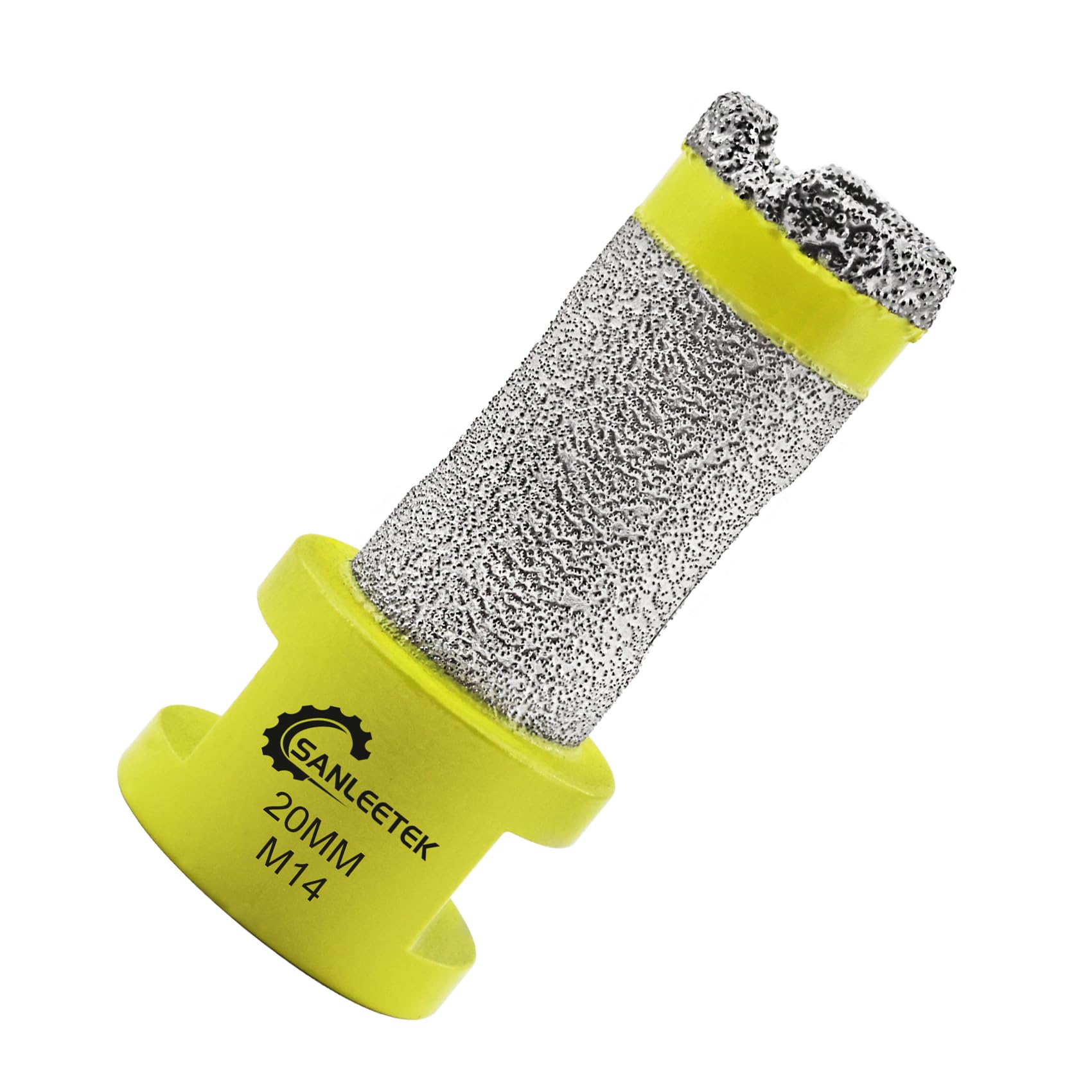 Diamond Drill Milling Bits 20mm - SANLEETEK Tile Hole Saw Cutter Drilling Grinding for Porcelain Ceramic Tile Granite Marble Artificial Stone M14 Thread
