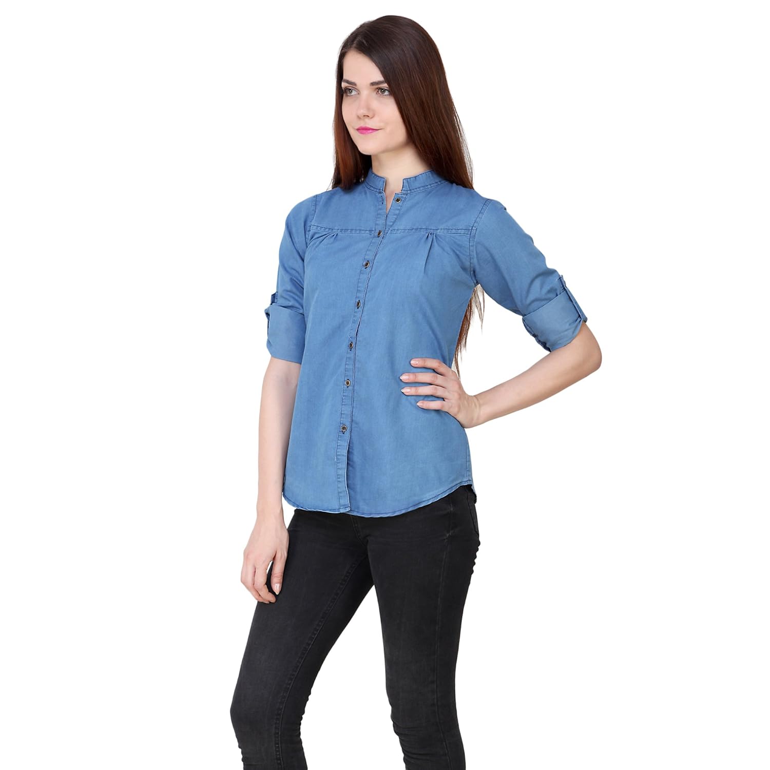 denim top for ladies