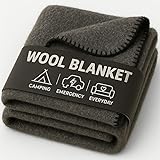 Wool Camping Blanket – 70% Wool Heavy-Duty