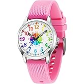 Kids Analog Watch, Learning Watch for Kids 8-12, Waterproof Time Teacher Watches for Boys Ages 5-7 6-8, Easy to Read Educational Girls Watches Ages 8-12, Great Gift Boys Girls Year 4-12 Old Waterproof