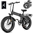 Luckeep Folding Electric Bike for Adults 1500W Peak Motor,30/28MPH 60 Miles,720WH Battery 20" x 4.0" Fat Tire Foldable Ebike Commute with NFC/Anti-Theft/Hydraulic Brakes,UL Certified Electric Bicycle