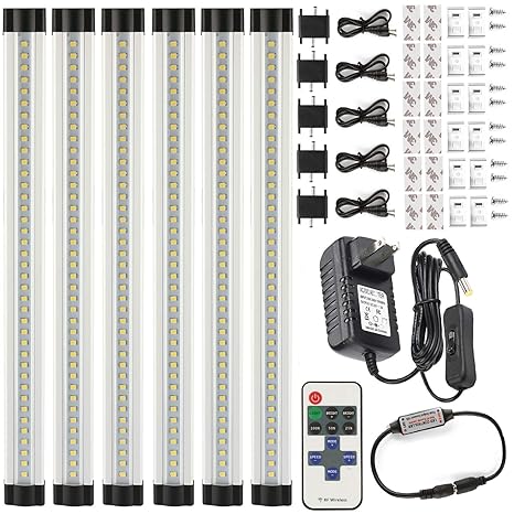 Under Cabinet Led Lighting Kit Plug In 12 Inches Cabinet Light