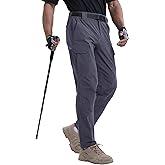 NATUVENIX Lightweight Mens Hiking Pants Quick Dry Travel Pants for Men Water Resistant Work Pants Men with Pockets Outdoor
