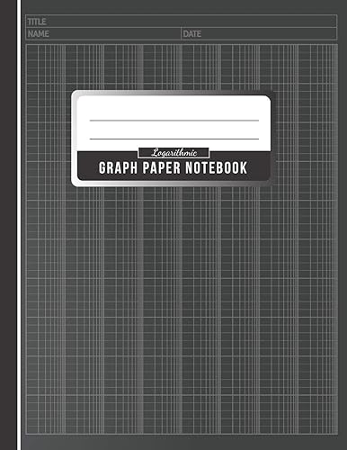 Download Logarithmic Graph Paper Notebook: Graphing Paper Log-Log Scales Plotting Ideal for Job or Student in the Field of Engineering Calculation Accounting Math etc. PDF