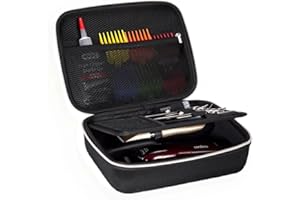 ProCase Barber Case Travel Carrying Clipper Case for Hair Clippers, Hair Cutting Supplies Holder Trimmer Organizer Storage Ba
