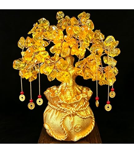 Amazon.com: Feng Shui Citrine/Citrine Money Tree and Citrine Tree