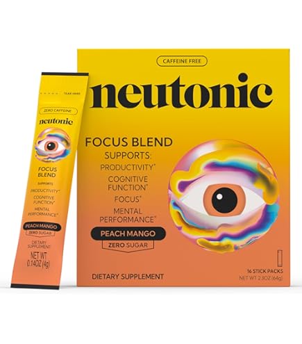 nobite ポップR ナチュラルプリント 2個セット ノーバイト Amazon.com: Neutonic Nootropic Focus Blend Powder | Peach Mango 16