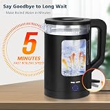 Gaberlee Electric Kettle 1.7L 3000W Glass Speed Boil Auto Shut Off Keep Warm view 3