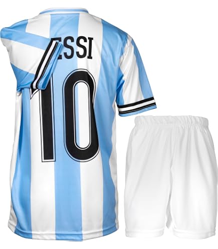 Amazon.com : Licensed Lionel Messi #10 Argentina Soccer Shirt