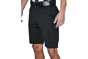 SMITTY OFFICIAL'S APPAREL Smitty | FBS-170 | Football Lacrosse Shorts | 9" Inseam | Doubleknit Polyester Fabric | Referee's Choice!