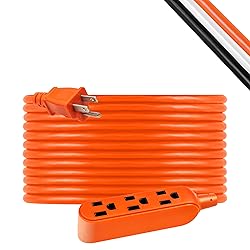 UltraPro 50 Ft Indoor Extension Cord 3 Outlet Power