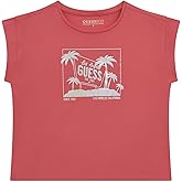GUESS Girls' Eco Short Sleeve Midi T-Shirt