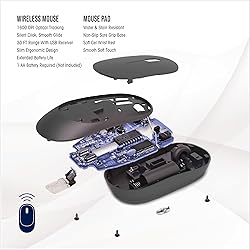 SOAR NBA Wireless Mouse and Mouse Pad, Phoenix Suns