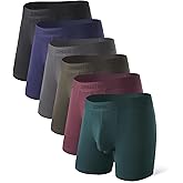 SEPARATEC Valentines Day Underwear For Men Dual Pouch Boxer Briefs Soft & Moisture Wicking Rayon From Bamboo Underwear men