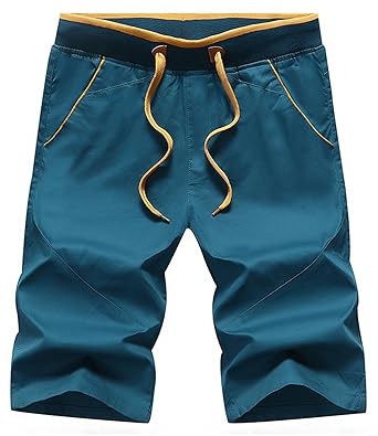 mens chino shorts elasticated waist