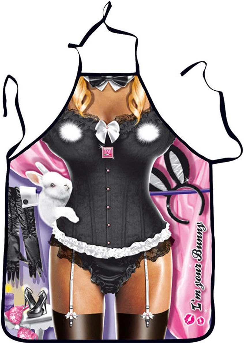 Sexy Funny Creative Kitchen Cooking Aprons for Men Women Girlfirend Boyfriend Birthday Gifts